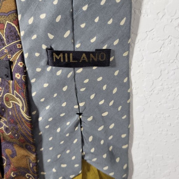 Lot of 2 ties Christian Dior Monsieur and Milano Paisley - Picture 6 of 9